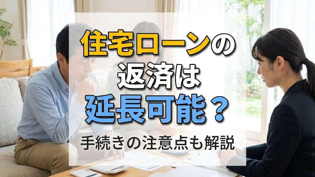 住宅ローンの返済は延長可能？手続きの注意点も解説の画像
