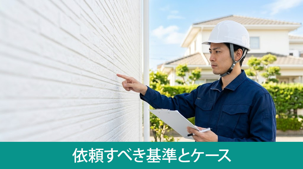 プロの業者に外壁の洗浄を依頼すべき基準とケース