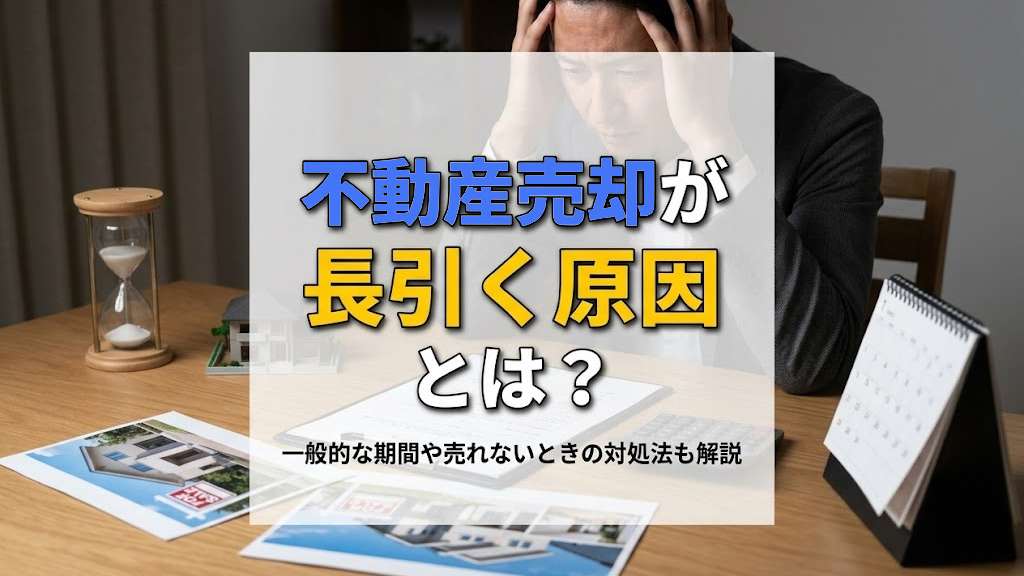 不動産売却が長引く原因とは？一般的な期間や売れないときの対処法も解説の画像