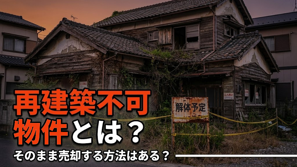 再建築不可物件とは？そのまま売却する方法はある？の画像