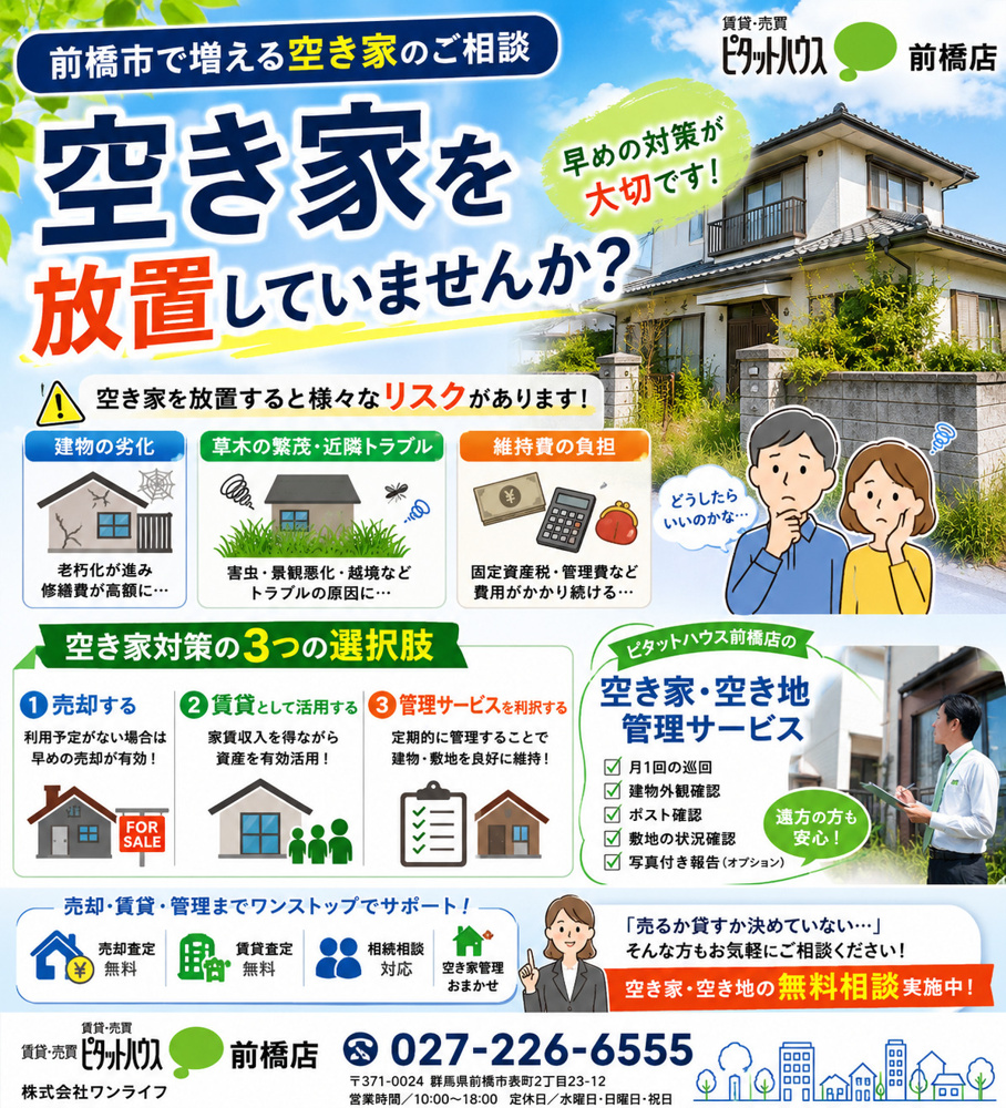 空き家を放置するとどうなる？今からできる3つの対策の画像