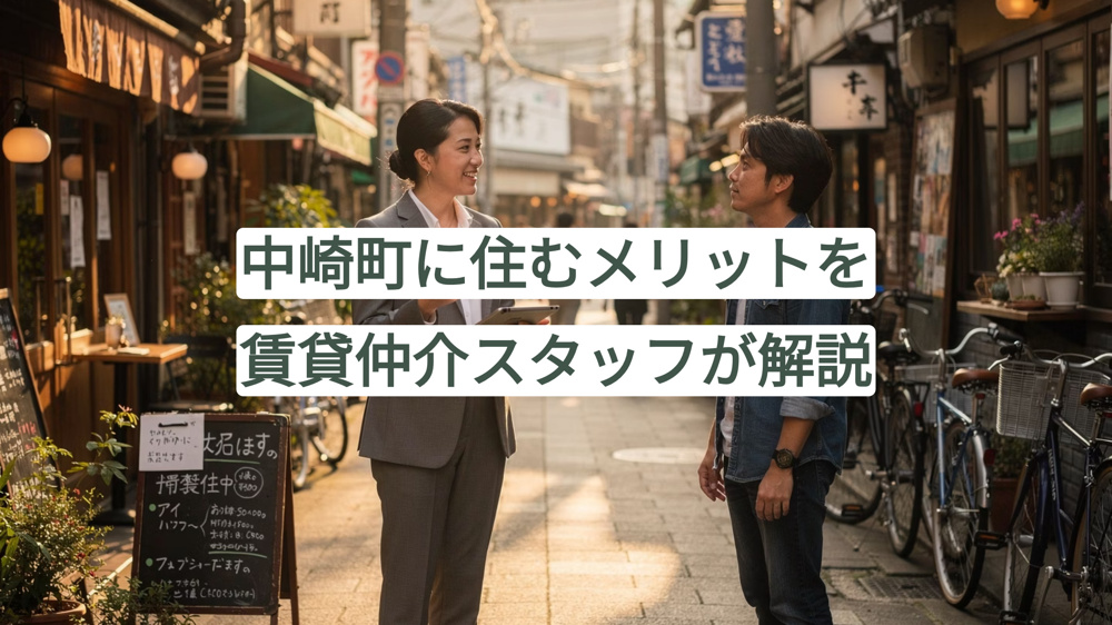 中崎町で賃貸を探すなら？住むメリットを賃貸仲介スタッフが解説の画像