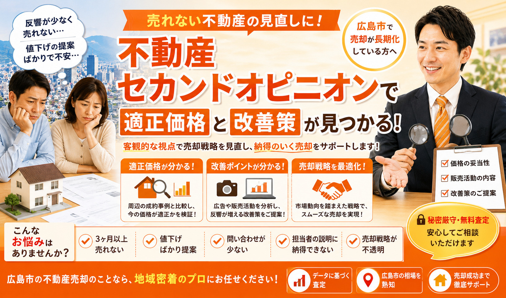 不動産にセカンドオピニオンは必要？広島市の不動産売却で後悔しない見直し術の画像