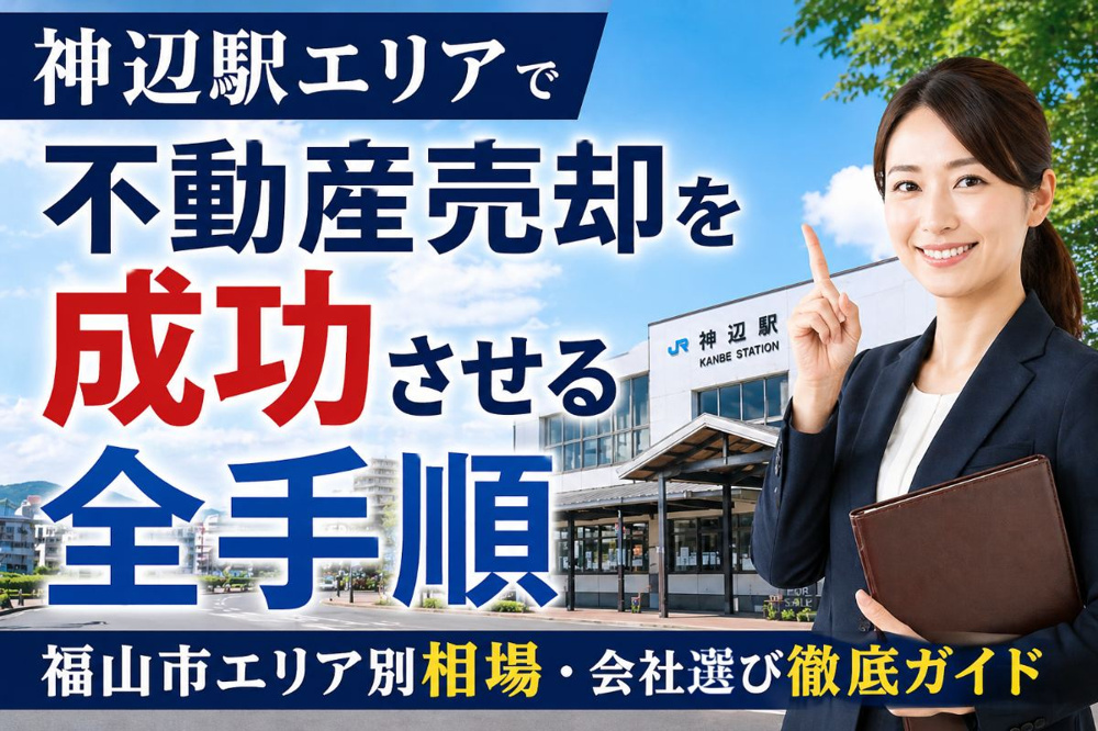 神辺駅エリアで不動産売却を成功させる全手順｜福山市エリア別相場・会社選び徹底ガイドの画像