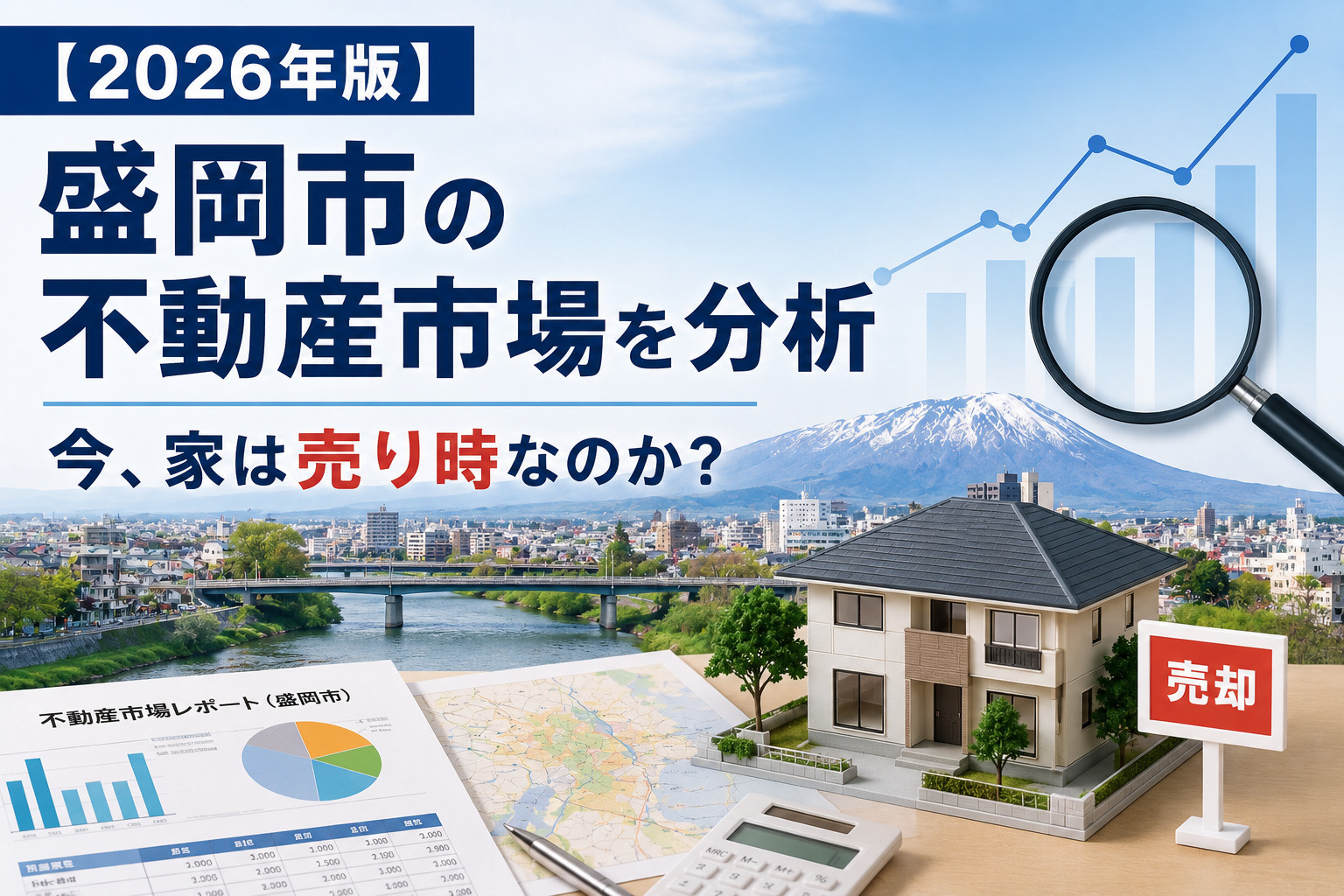 【2026年版】盛岡市の不動産市場を分析｜今、家は売り時なのか？の画像