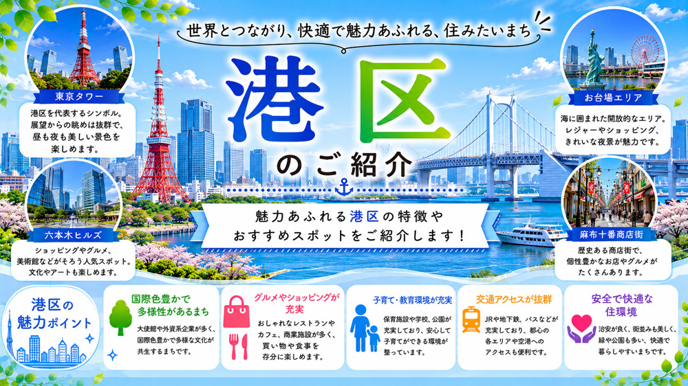 【港区の住みやすさ徹底ガイド】東京の中枢で“上質な暮らし”を実現する街の画像