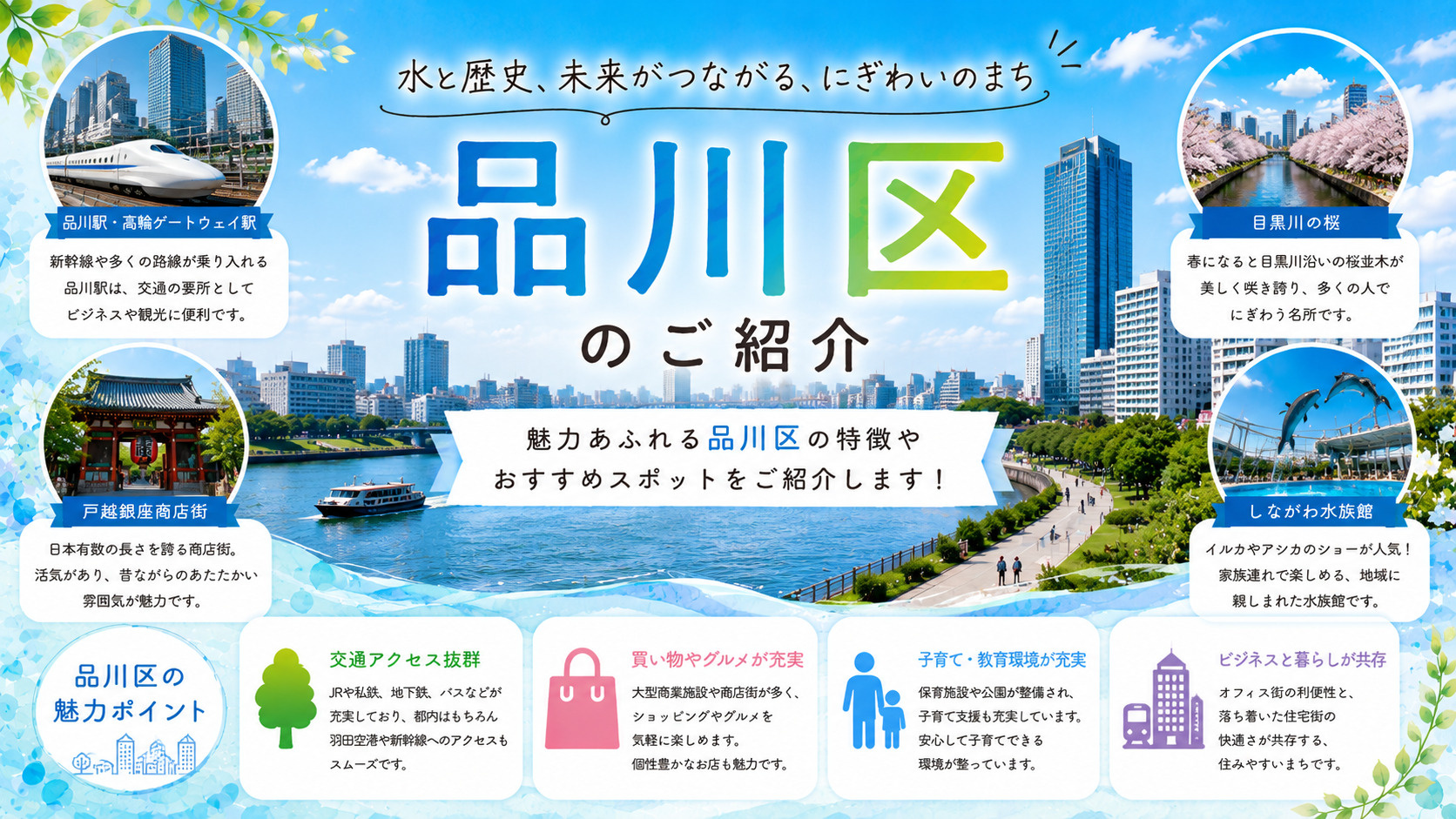 【品川区の住みやすさ徹底ガイド】“都心アクセス×穏やかな暮らし”が叶う街の画像