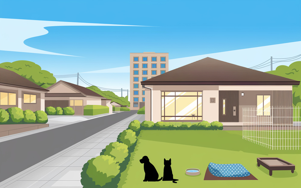 住宅購入で迷うペットとの暮らしは戸建てかマンションか？ペット目線で選び方と注意点を解説の画像