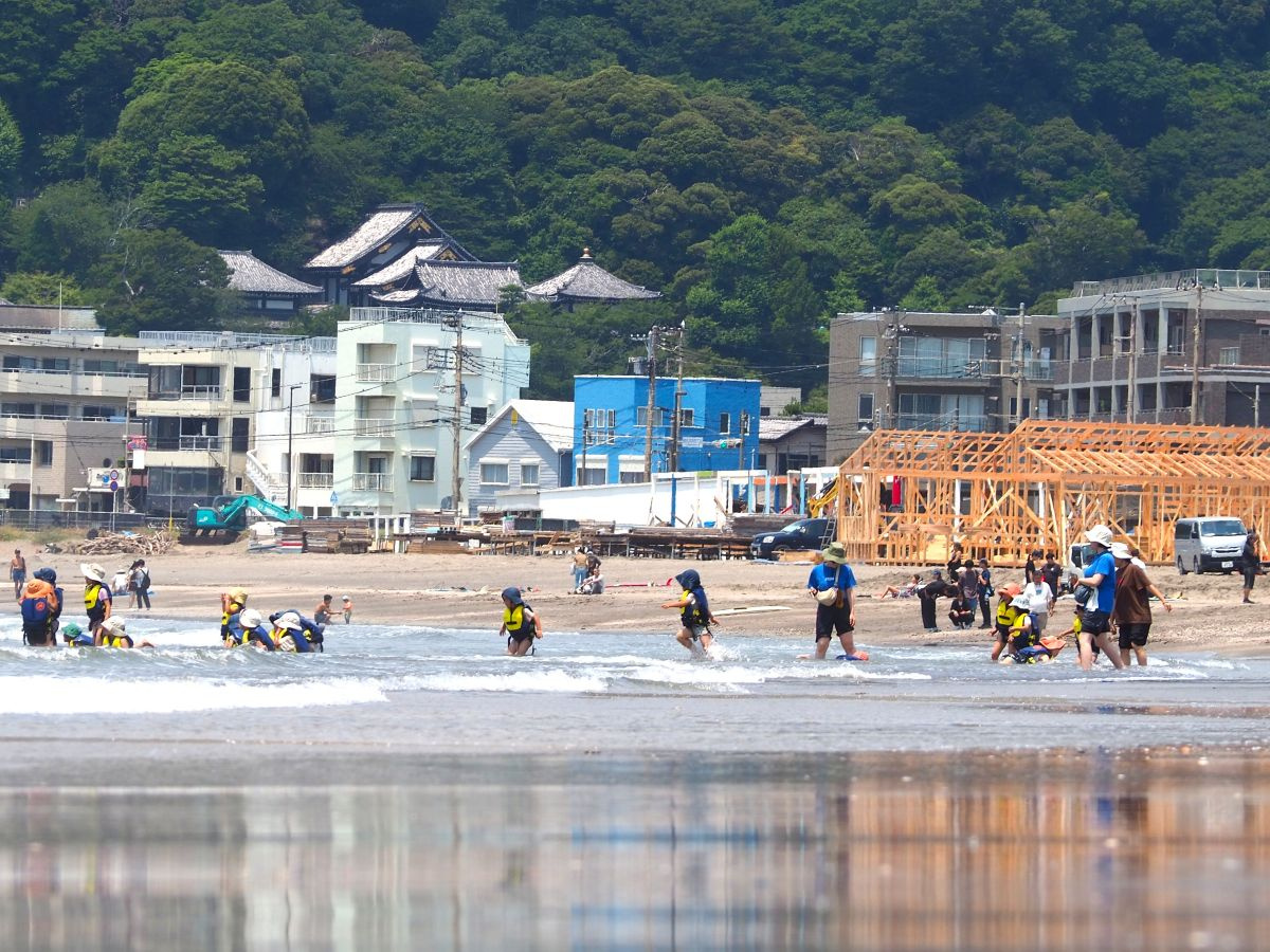 由比ガ浜海岸＠鎌倉の画像
