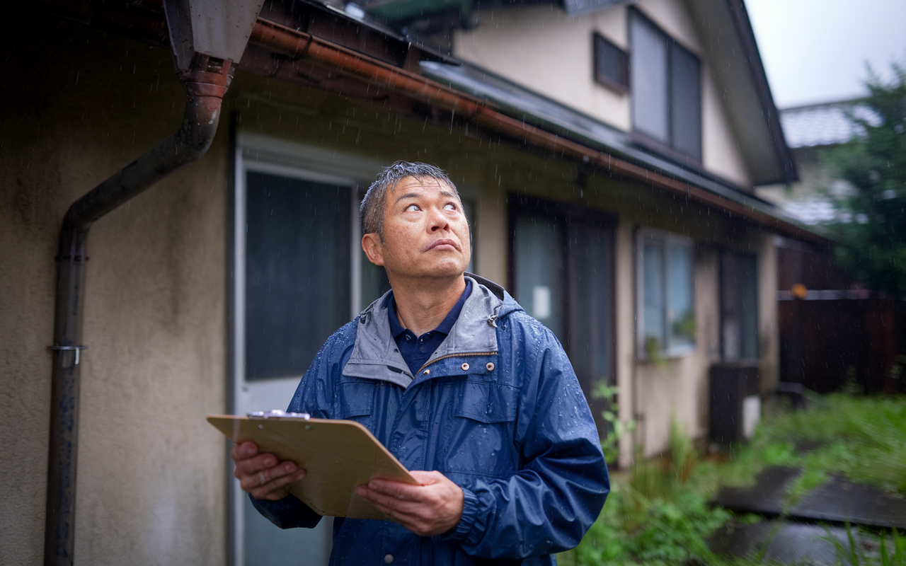 名古屋市の梅雨時期に空き家管理を確認する