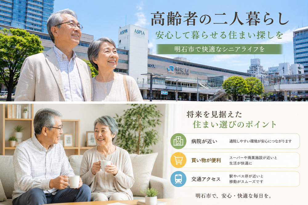 高齢者の二人暮らし（シニア同居・熟年夫婦）の部屋探し｜失敗しない物件選びのポイントを解説の画像