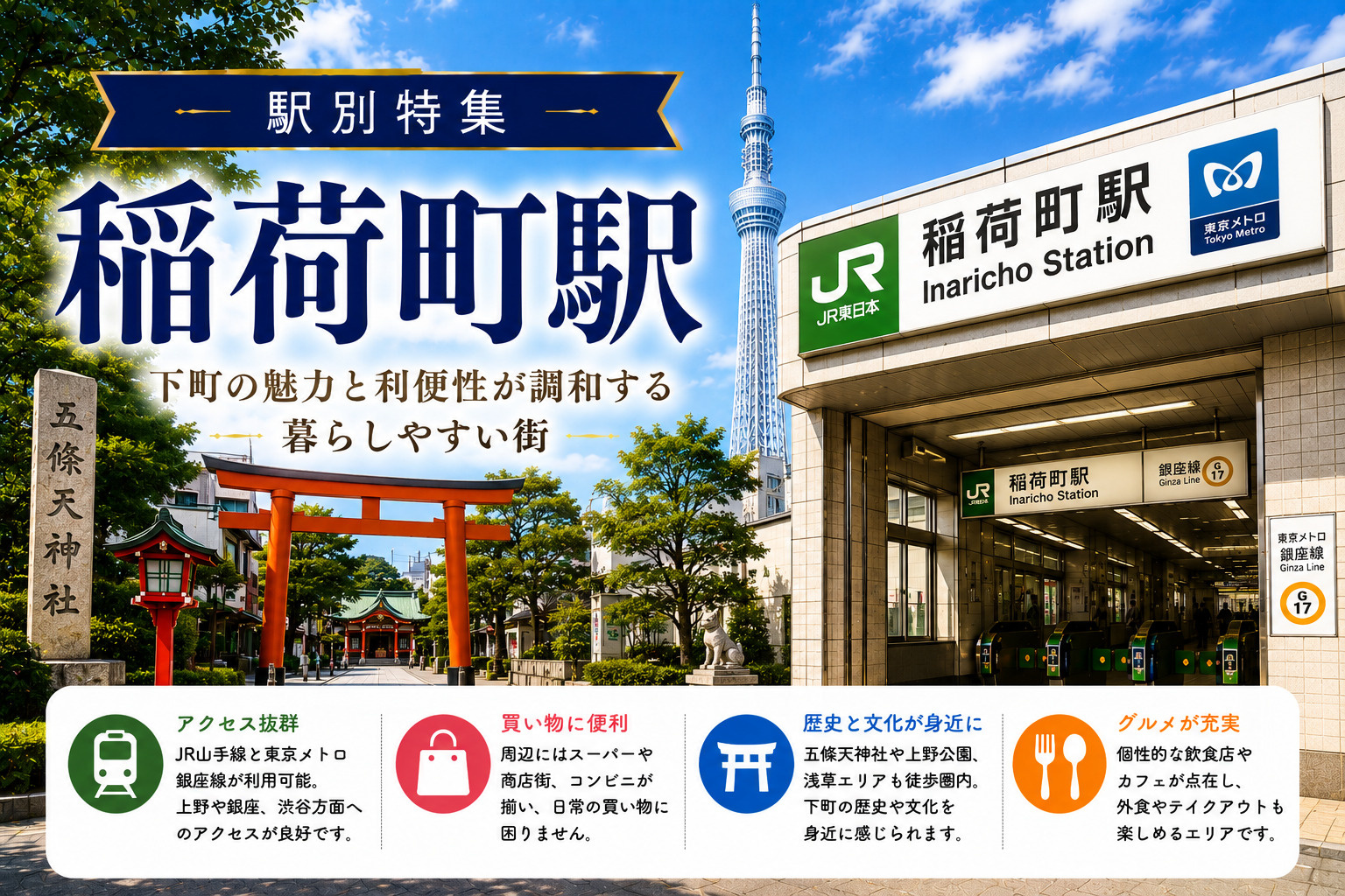 駅別特集｜稲荷町駅は住みやすい？賃貸相場・治安・交通アクセスを不動産会社が解説の画像