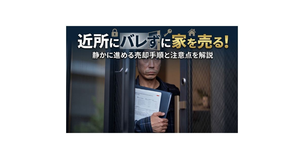 近所にバレずに家を売る方法とは？静かに進める売却手順と注意点の画像