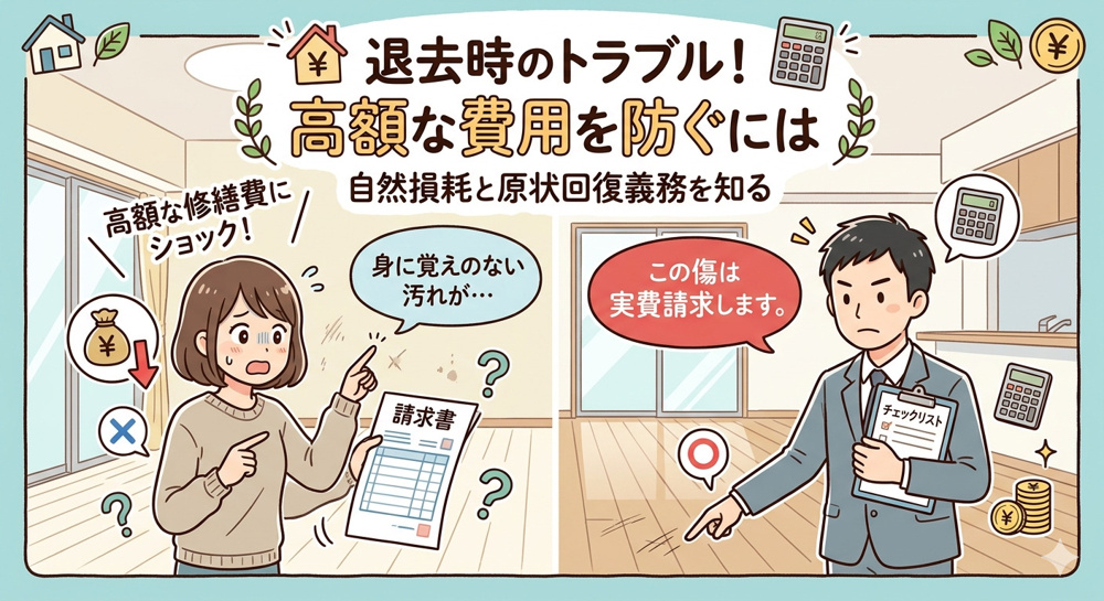 退去後に高額請求が来た！原状回復トラブルの実態と「払わなくていい費用」の正しい知識の画像