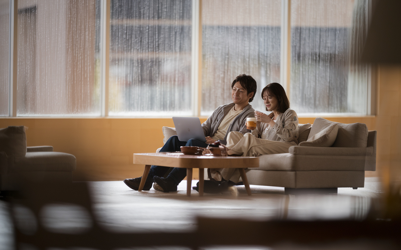 雨の日でも快適な広めのリビングとは？岐阜市のアパート選びで暮らしやすさを高めるポイントの画像