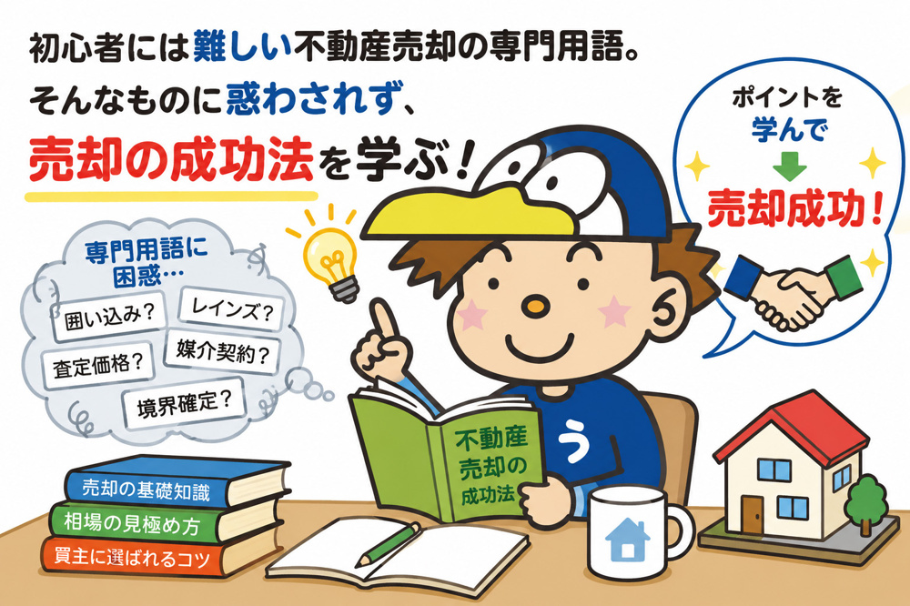 不動産売却の専門用語を初心者向けに解説！自宅売却の流れを基礎から理解する方法の画像