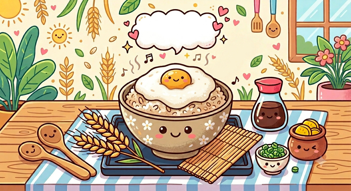 今日は　麦とろの日ですの画像