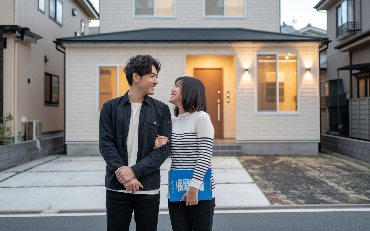 江南市でフラット住宅ローン活用！長期優良認定住宅の新築戸建を仲介手数料無料で購入する方法の画像