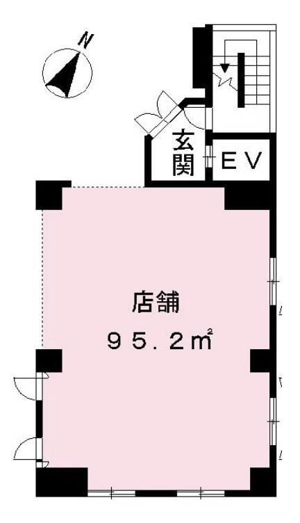京橋エリア!角地新築1階路面店舗!約28.8坪!業種業態相談!の画像