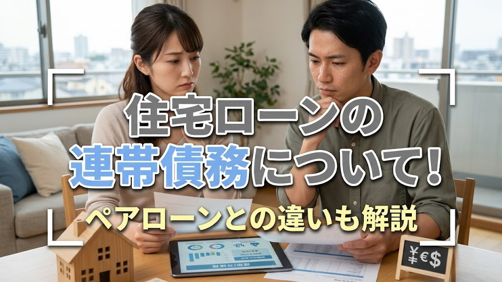 住宅ローンの連帯債務について！ペアローンとの違いも解説の画像