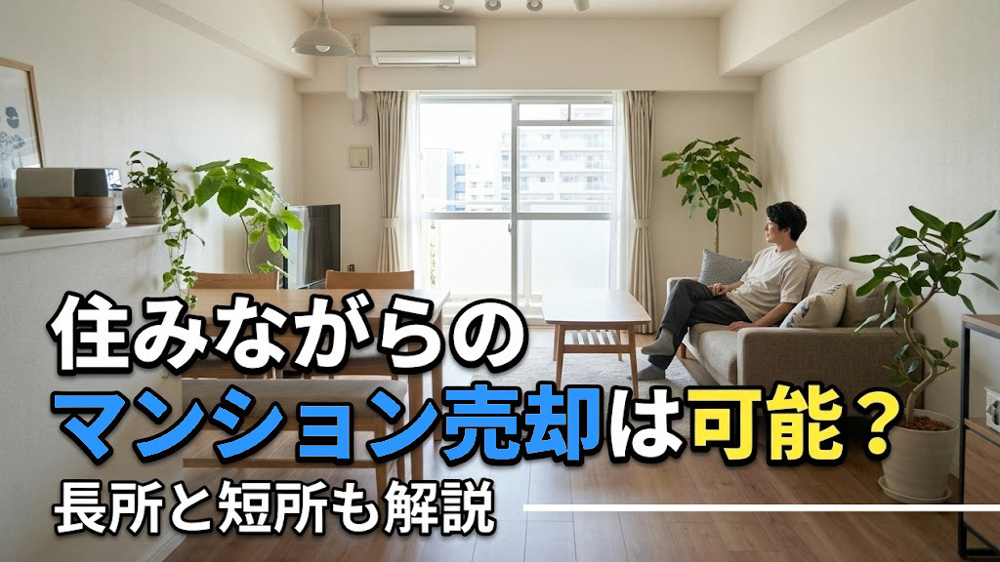 住みながらのマンション売却は可能？長所と短所も解説の画像