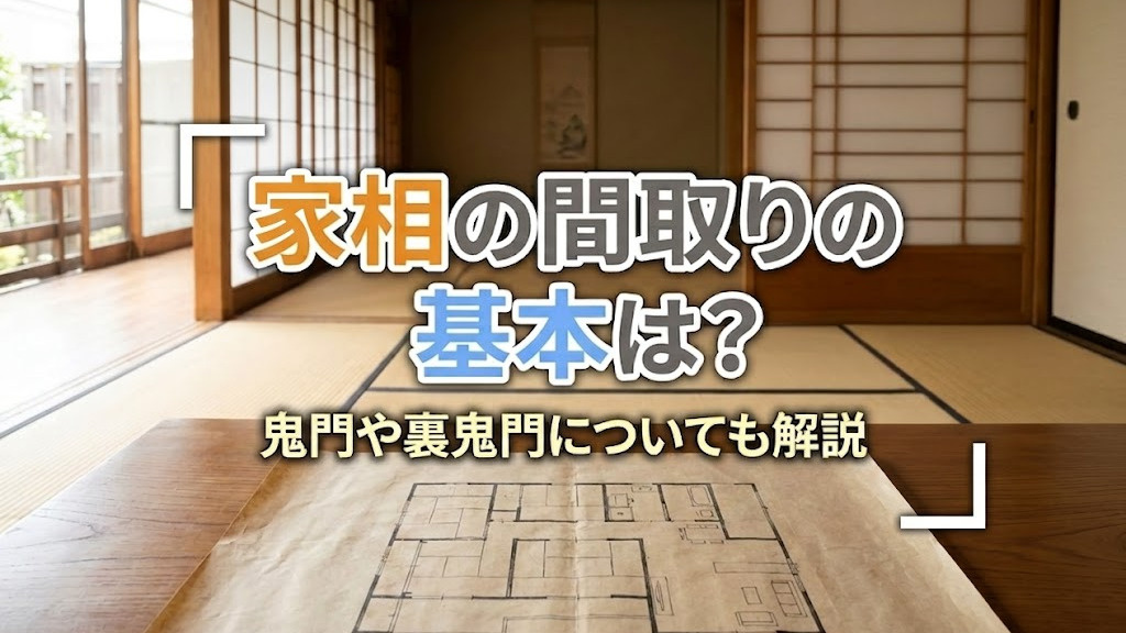 家相の間取りの基本は？鬼門や裏鬼門についても解説の画像