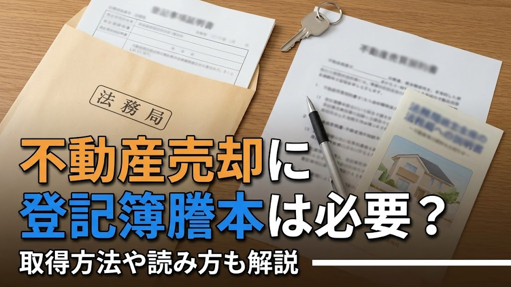 不動産売却に登記簿謄本は必要？取得方法や読み方も解説の画像