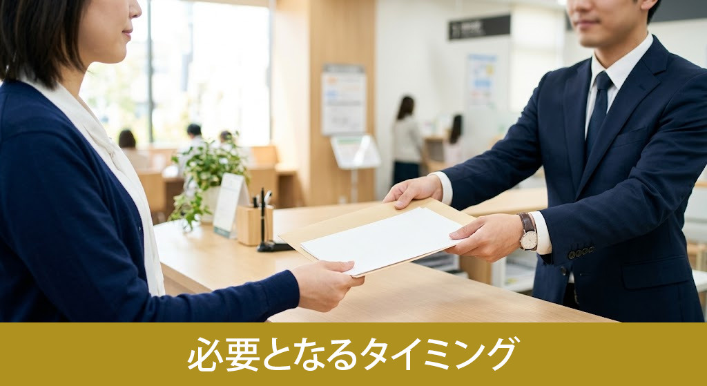 登記簿謄本が必要となるタイミング