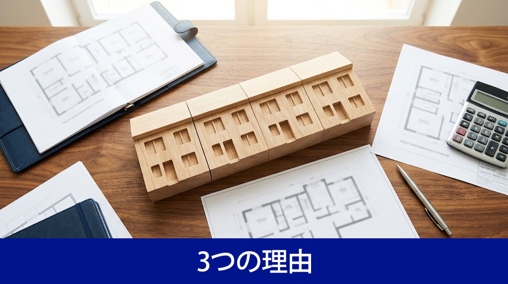 長屋式住宅の売却が難航しやすい3つの理由