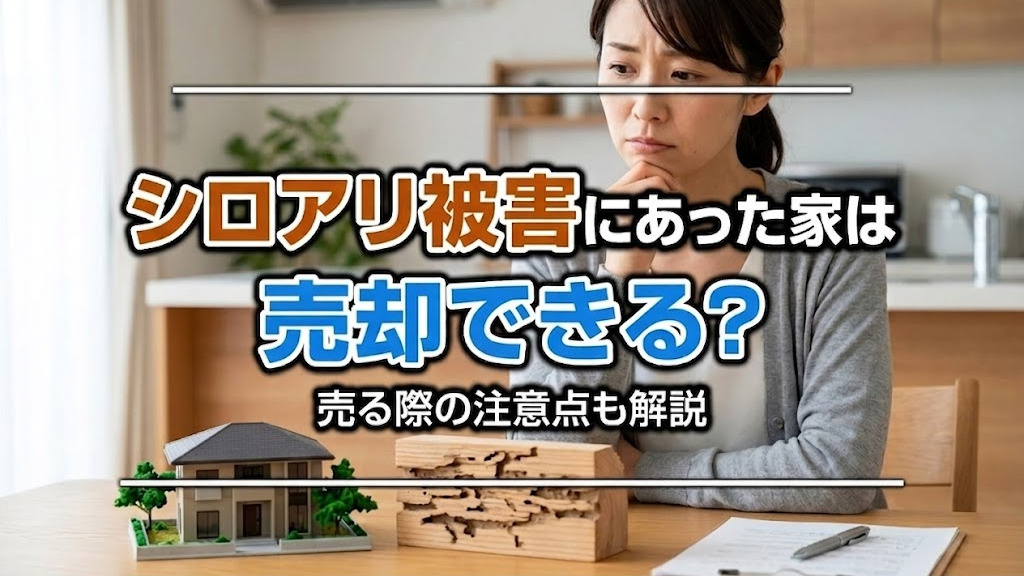 シロアリ被害にあった家は売却できる？売る際の注意点も解説の画像