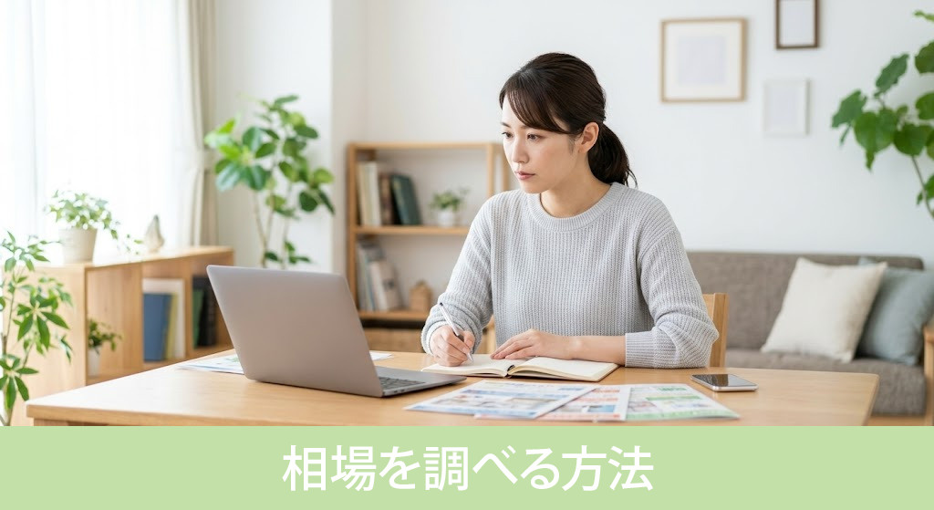 不動産売却に向けて自分で相場を調べる方法
