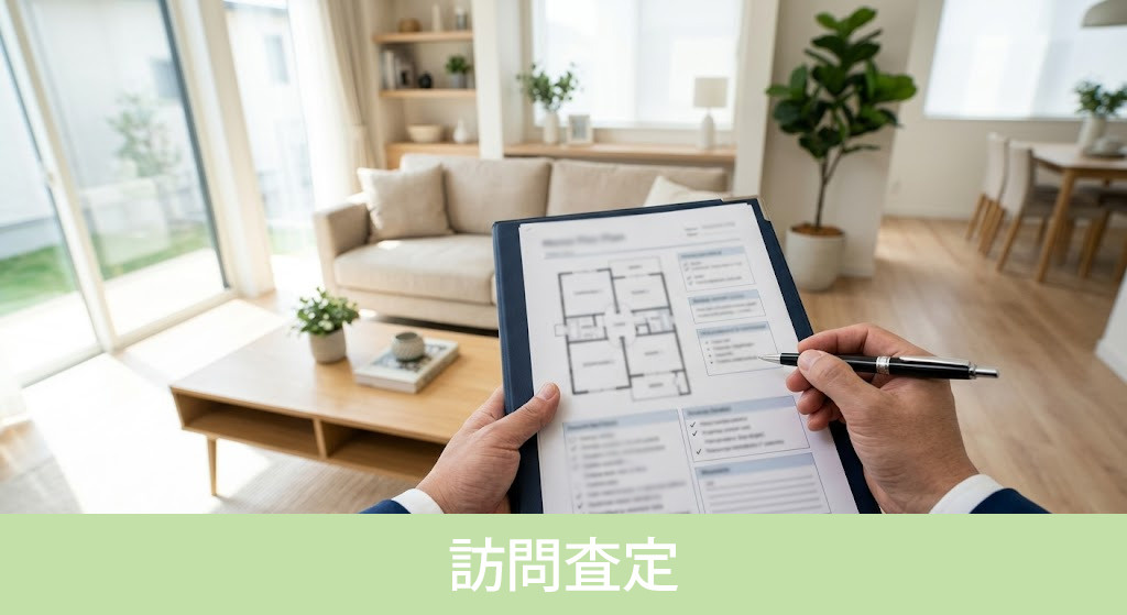 正確な相場を知るための訪問査定