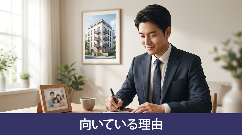 サラリーマンが不動産投資に向いている理由
