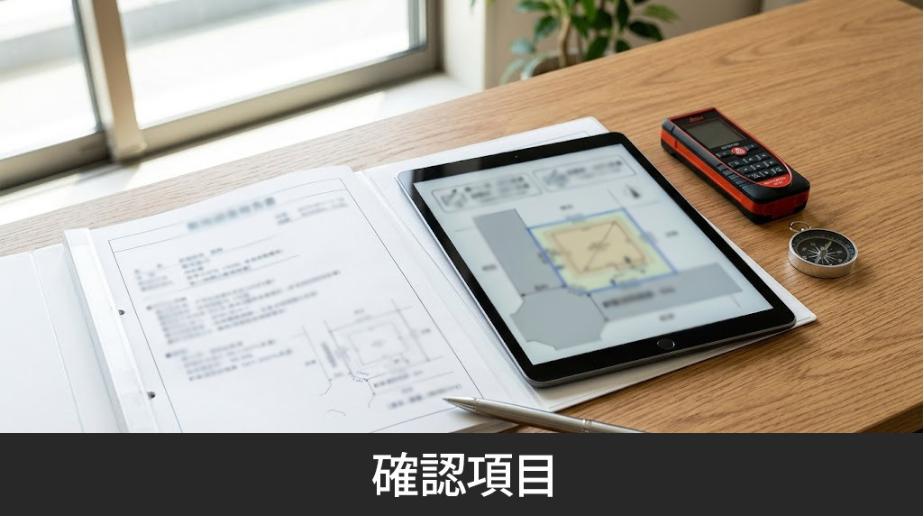 敷地調査の主要な確認項目