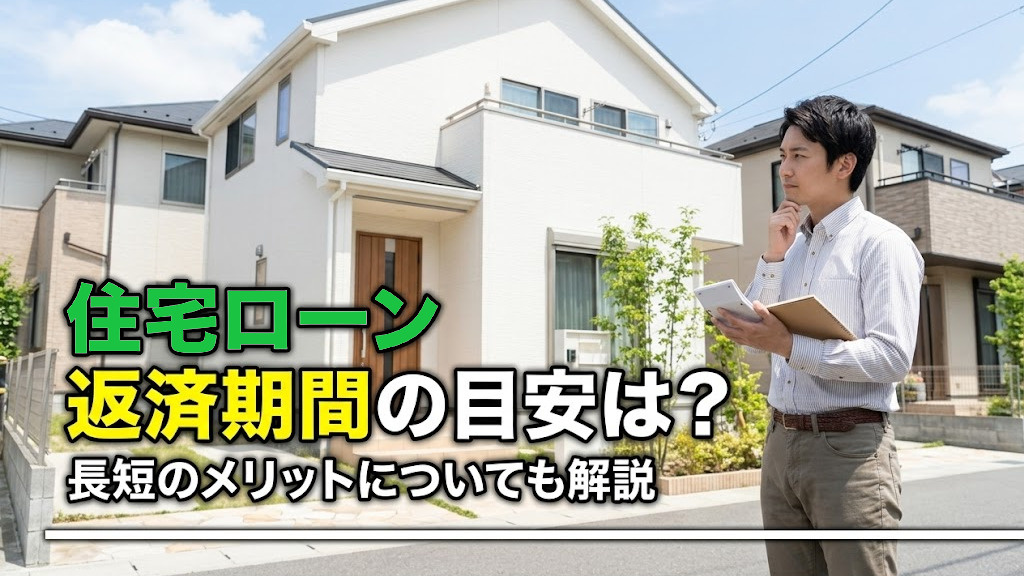 住宅ローン返済期間の目安は?長短のメリットについても解説の画像