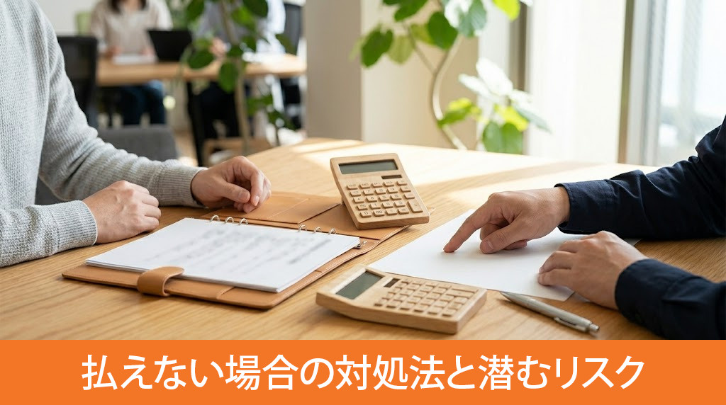 手付金が払えない場合の対処法と潜むリスク