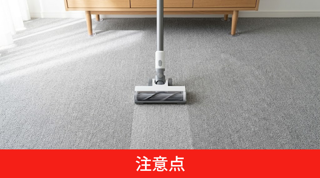 全面カーペットで気をつけたい注意点