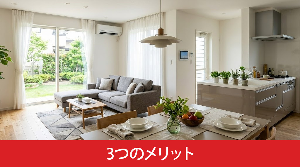 モデルハウスを購入する3つのメリット