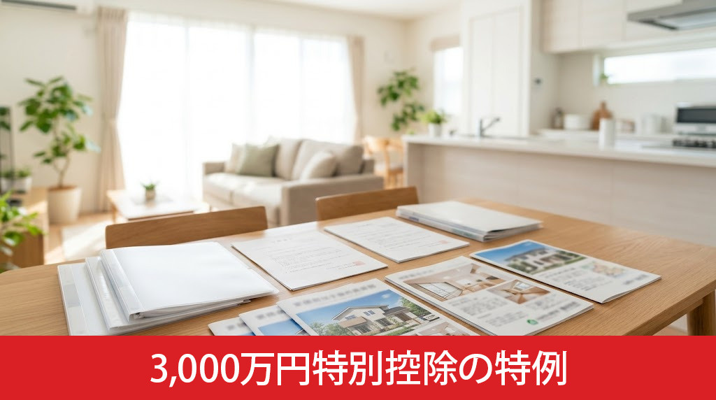 税負担を軽減できる3,000万円特別控除の特例