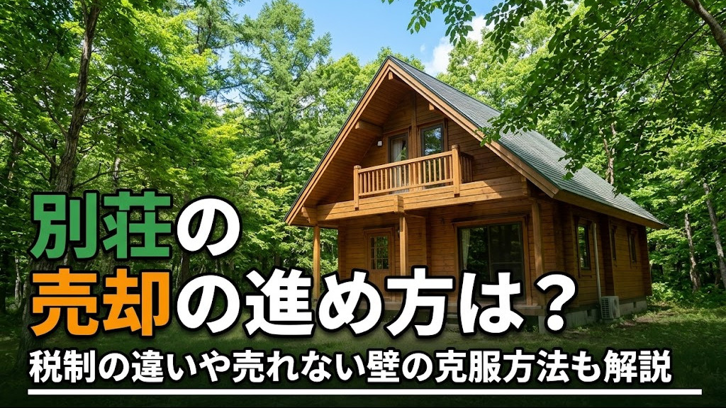 別荘の売却の進め方は？税制の違いや売れない壁の克服方法も解説の画像