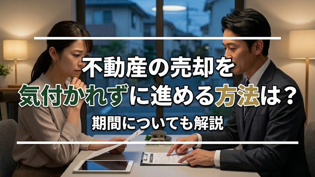 不動産の売却を気付かれずに進める方法は？期間についても解説の画像