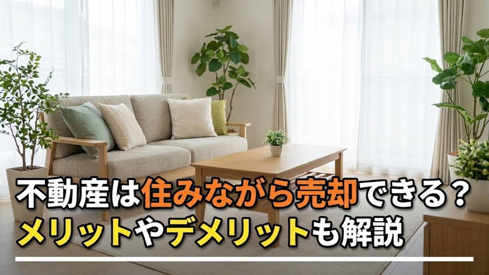 不動産は住みながら売却できる？メリットやデメリットも解説の画像