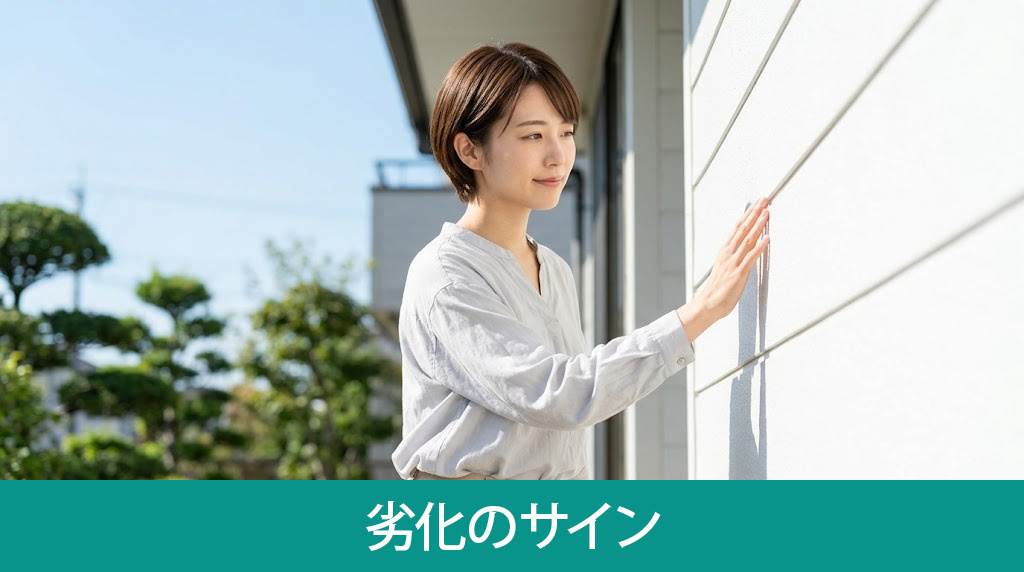 外壁に見られる劣化のサイン