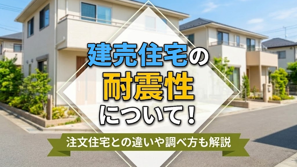 【2026年最新版】建売住宅の耐震性について！注文住宅との違いや調べ方も解説|福岡県版|建売ナビの画像