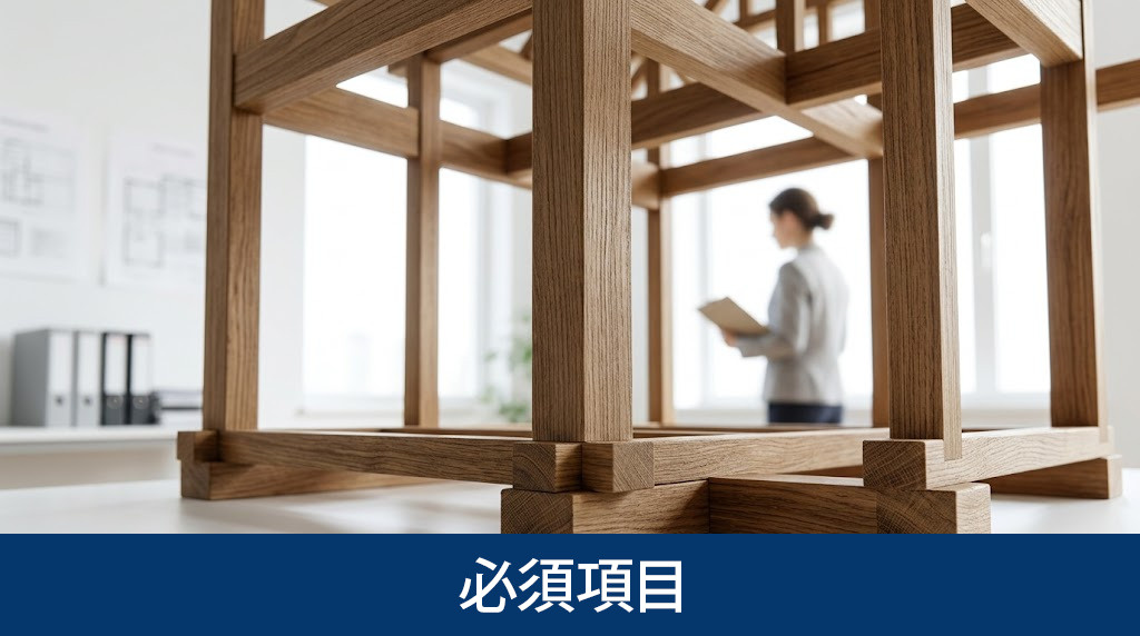 住宅性能評価の必須項目