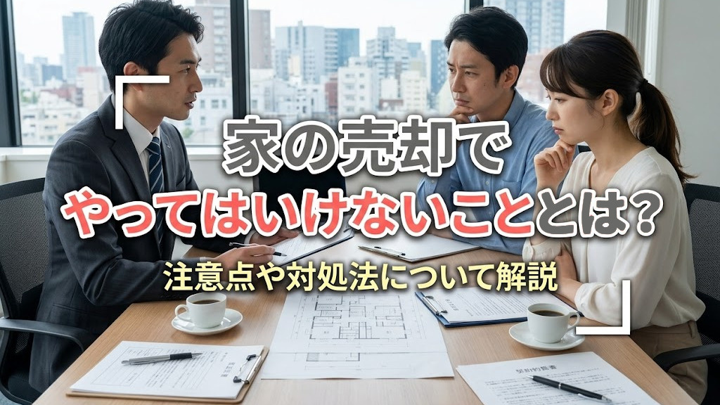 家の売却でやってはいけないこととは？注意点や対処法について解説の画像