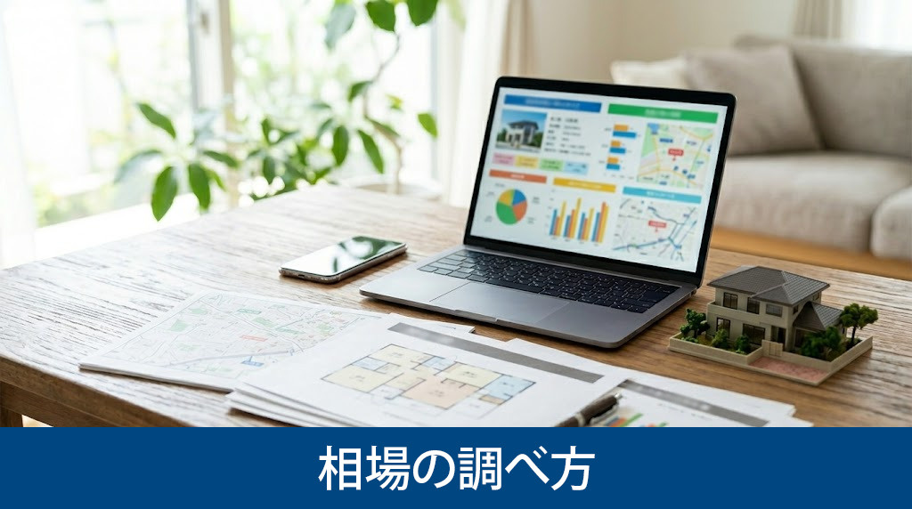 不動産の売却価格の相場の調べ方