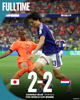強豪オランダとの激戦の画像