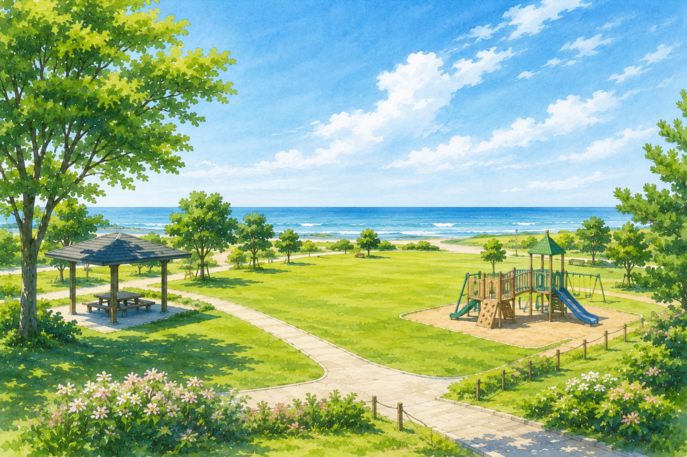 浜松市中央区の「遠州灘海浜公園」の概要と施設の特徴をご紹介します！の画像