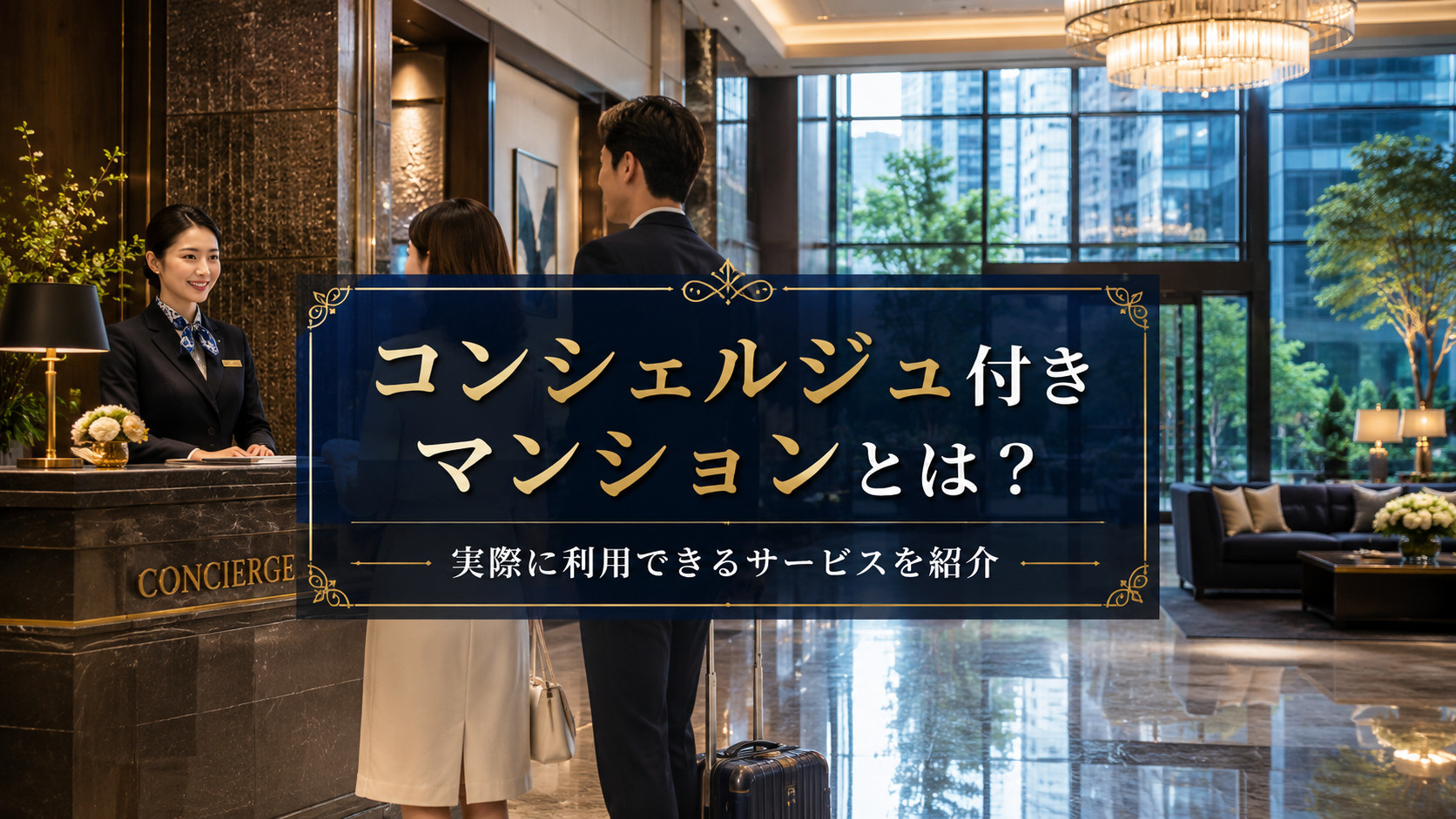 コンシェルジュ付きマンションとは？実際に利用できるサービスを紹介の画像